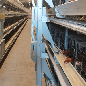 Stacked brooding hen cage